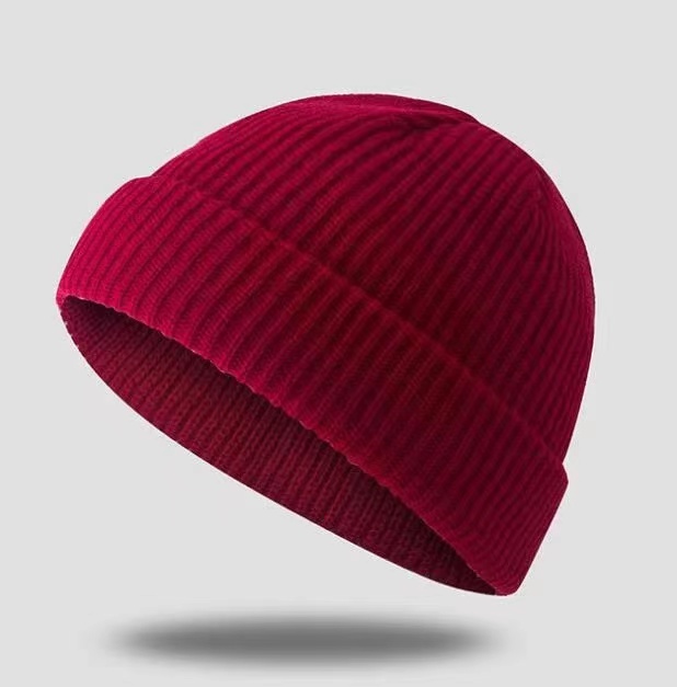 Europe style for  Ottoman Cap  - Custom Woven Label Acrylic Winter Cap Beanie Men Lady Winter Cap Pom Pom Knitted Hats –  Wangjie