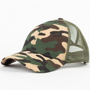 Wholesale  Blending Knit Hat  - camouflage mesh cap –  Wangjie