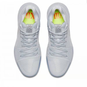 Kyrie 3 White Chrome Basketball Shoes Zoom Kyrie Shoes Numbers
