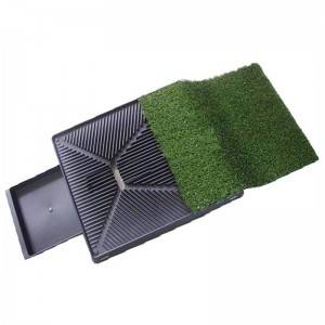 High Quality Astroturf Pitches - Grass mat Non-toxic Synthetic Grass 3-piece Dog Relief System – Wanhe
