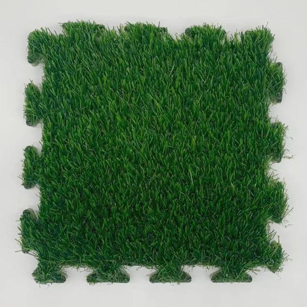 DIY Artificial Grass Tiles Artificial Grass Eva Mat Interlocking Fake Grass Deck Tile Synthetic Grass Turf  Grass Tile Mat for Patio Balcony Garden Flooring Decor Featured Image