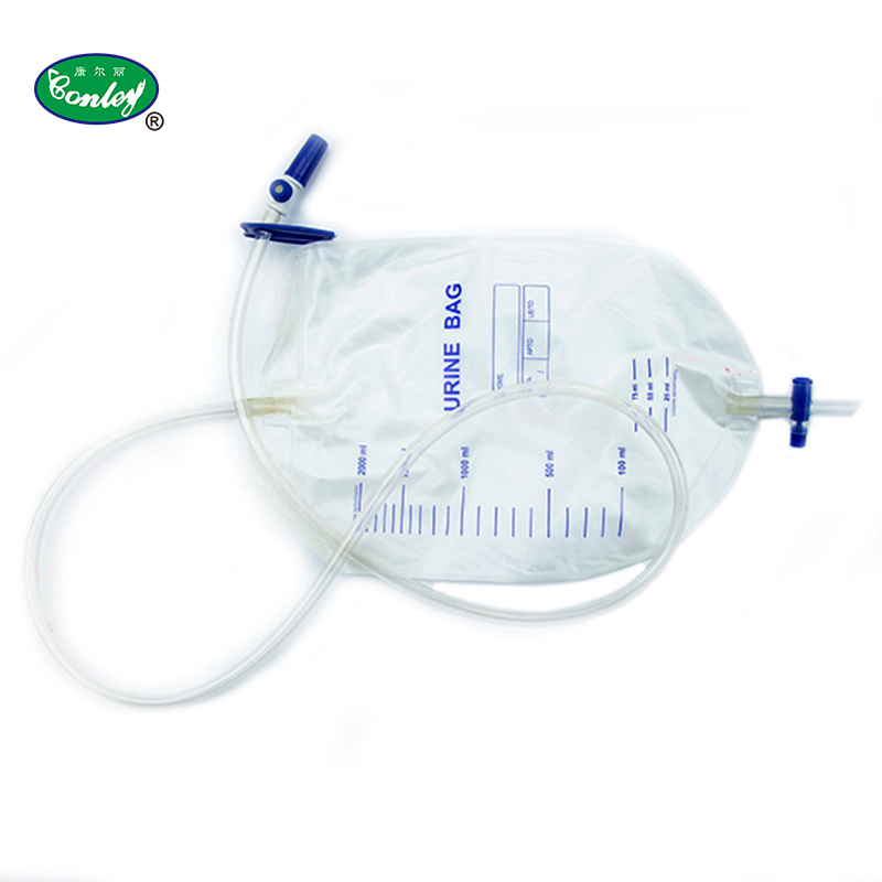 Factory directly supply Children Urine Bag - Disposable 2000ml Urine Bag Medical Transparent Drainage Collection Bag – WANJIA