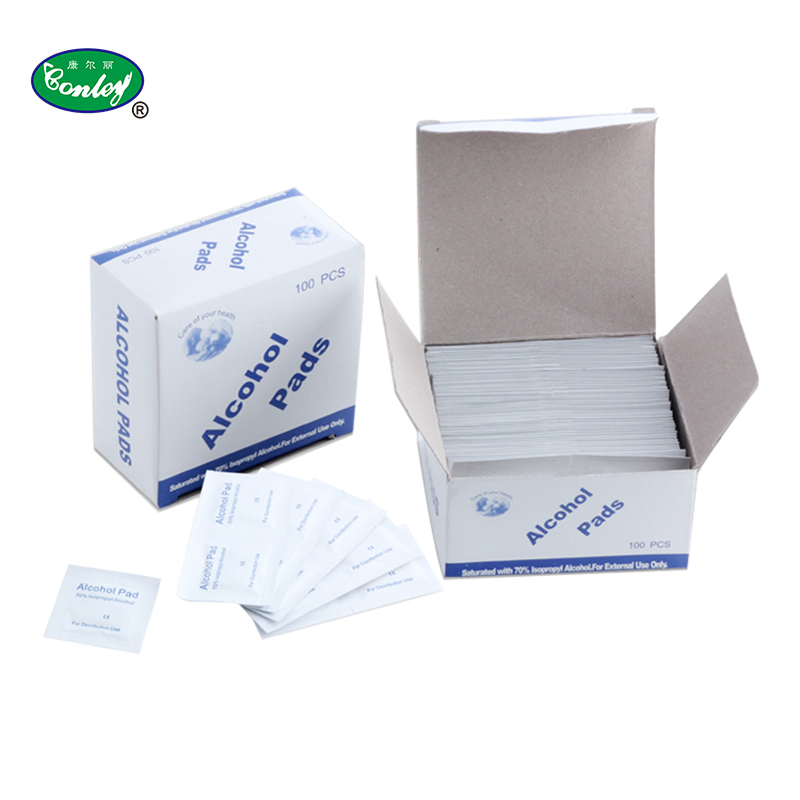 2022 China New Design Pgcl (Poly(Glycolic-Co-Ε-Caprolacton))Suture - Ispropyl alcohol swabs and alcohol non-woven wipe pad for disinfection use – WANJIA