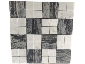 New Arrival Mosaic China Black And White Marble Mosaic Made In China WPM471