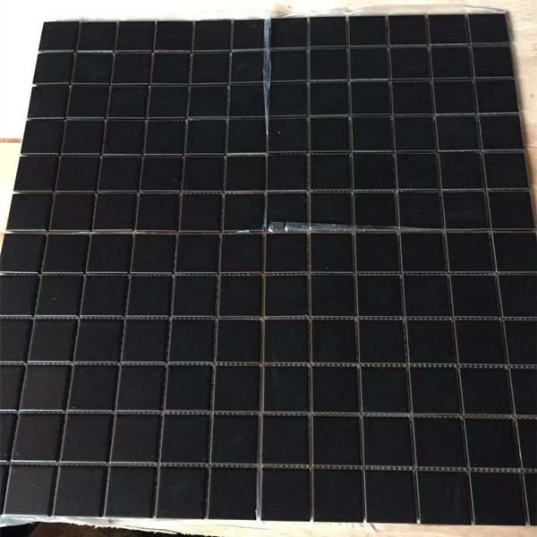 Black ceramic tile for swimming pool