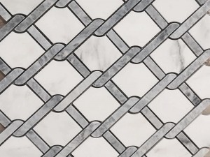 Buy Fog Chain Link Stone Mosaic Floor And Wall Tile Made In China