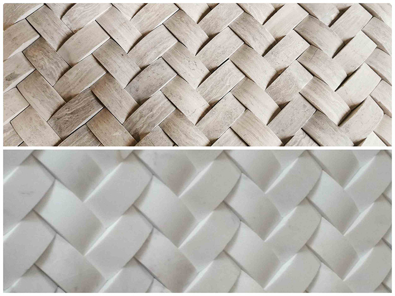 Decorative-Stone-Cladding-Tiles-Herringbone-3D-Cambered-Stone-Mosaic-(1)