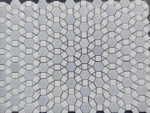 High-Quality China Pallas Waterjet Marble Mosaic Tile For Bathroom