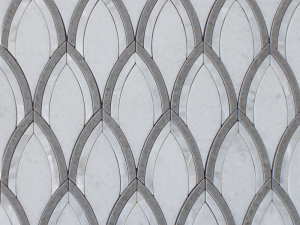 High-Quality Mother Of Pearl Inlay White Marble Leaf Mosaic For Wall