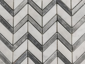 High-Quality Natural Decorative Chevron Marble Mosaic Tile For Wall