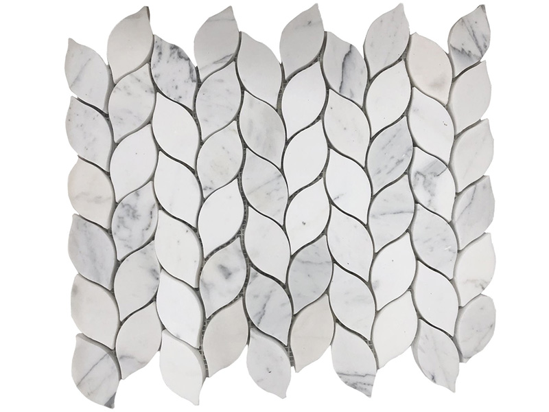 White-Natural-Stone-Mosaic-Wall-Tiles-Leaf-Pattern-Backsplash-(5)