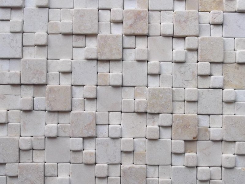 Wholesale Decorative 3d Natural Stone Tiles Tumbled Marble Mosaic (1)