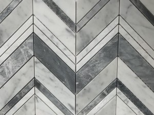 Wholesale High-quality Marble Chevron Mosaic Tile For Wall/Floor