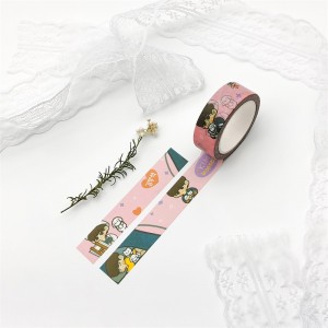 Pendant Your Own Design Yellow Waterproof Decorative Paper Masking Zodiac Washi Tape