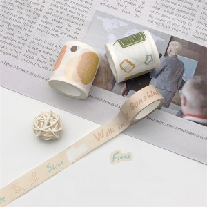 Printing Wrapping Labels Paper Washi Japanese Decorative Adhesive Stationery Masking Tape