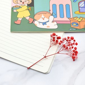 3 colors A4 A5 Double Sided Spiral Storage Book for Stickers Tape Release Paper Notebook