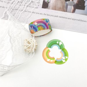 Masking Japanese Sticker Design Customized Wshi Cute Plant Leaves Washi Tape
