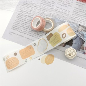 Acrylic Box for Washi 5mm 5 Roll Set 3M Masking Adhesive Colorful Paper Washi Tape