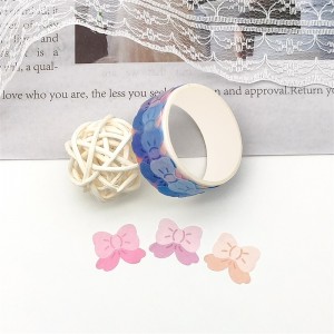 Japan Customized Holder Round Paper Label Cute Pattern Design Washi Tape