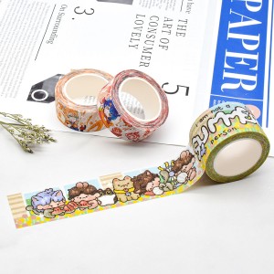 Clear High Quality Stationery Diy Holographic Foil Washi Tape