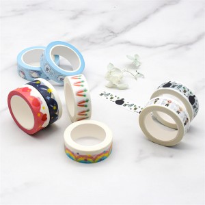 Order custom japanese masking paper planner cartoon washi tape manufacturer