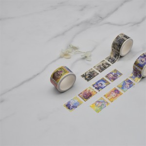 Printed Print Decorative Tapes for Gift Custom Premium Practical Rose Gold Foi Washi Tape