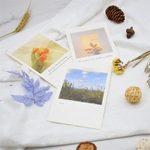 Personality Pattern Paper Wholesale Custom Printing Greeting Card Postcard