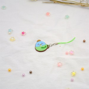 China Supplier in Stock Heart Shape Keyring Love Heart Chain for Keychain