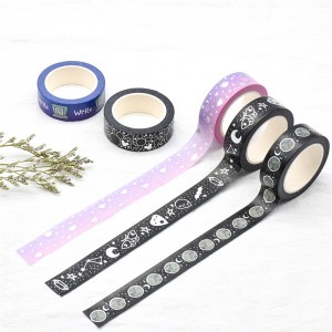 Taobao Toronto Top Sell Adhesive Thick Solid Color Paper for Planner  Washi Tape