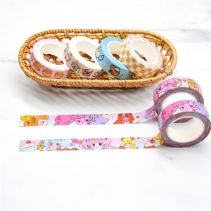 Decoration Stationery Custom Foil Decorative Adhesive Tap Dot Masking Washi Tape