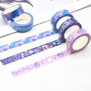 Roll Sparkle Packing Tear Solid Color Smysteriou Stamp Washi Tape