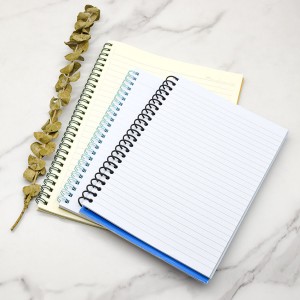 3 colors A4 A5 Double Sided Spiral Storage Book for Stickers Tape Release Paper Notebook