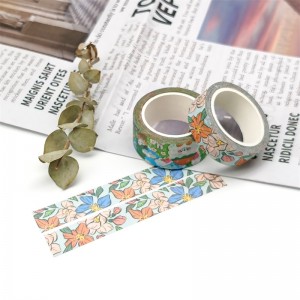 Good Quality Letters Japanese Bulk Holographic Grid Washi Tape Manufactuer