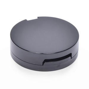Reasonable price Foldable Box With Lid - Black Compact Powder Case – Washine