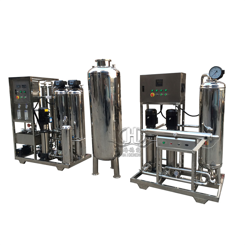 Unit desalinasi uv sterilisasi sistem Reverse Osmosis cilik