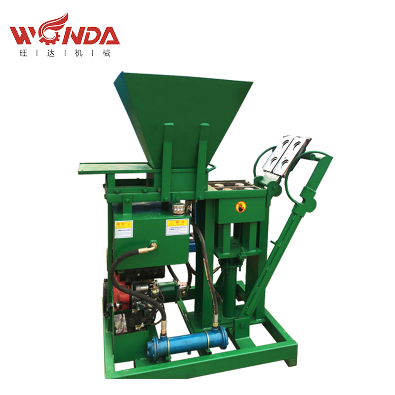 Ordinary Discount Clay Brick Making Machine Price - WD2-15 Interlocking ECO Brick Making Machine – Wangda