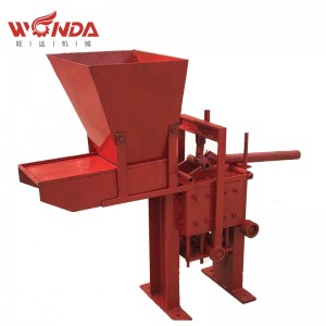 Factory Cheap Hot Clay Brick Making - WD2-40 Manual Interlock Brick Machine – Wangda