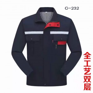 Factory Price For Jackets For Healthcare Workers - Small Zipper Spring And Autumn Summer Wear Wear-Resistant Breathable Factory Workshop Construction Engineering Auto Repair Tooling Uniforms ̵...