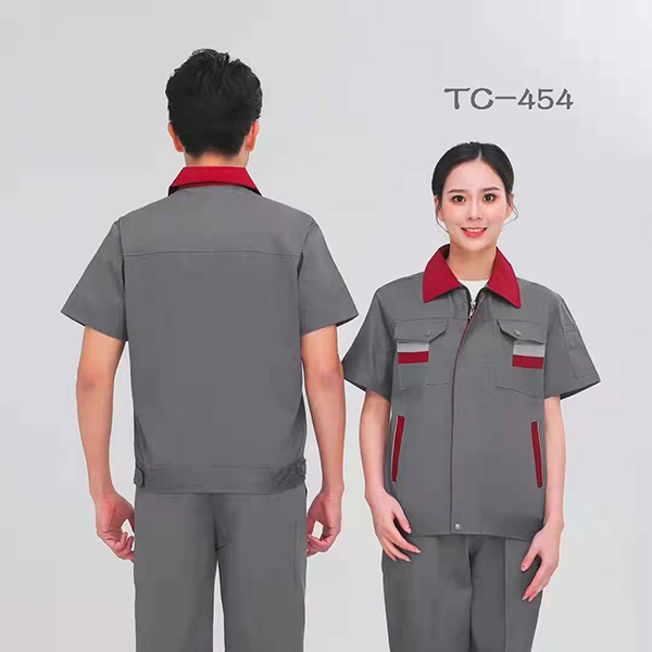 Black And White Road Spring And Autumn Summer Wear Wear-Resistant And Breathable Factory Workshop Construction Engineering Auto Repair Tooling Uniforms