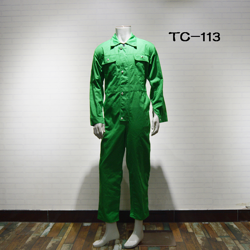 Multiple Functions Wholesale Price Polyester Cotton Coveralls Wear-Resistant And Breathable Factory Workshop Engineering Auto Repair Tooling Uniforms Featured Image