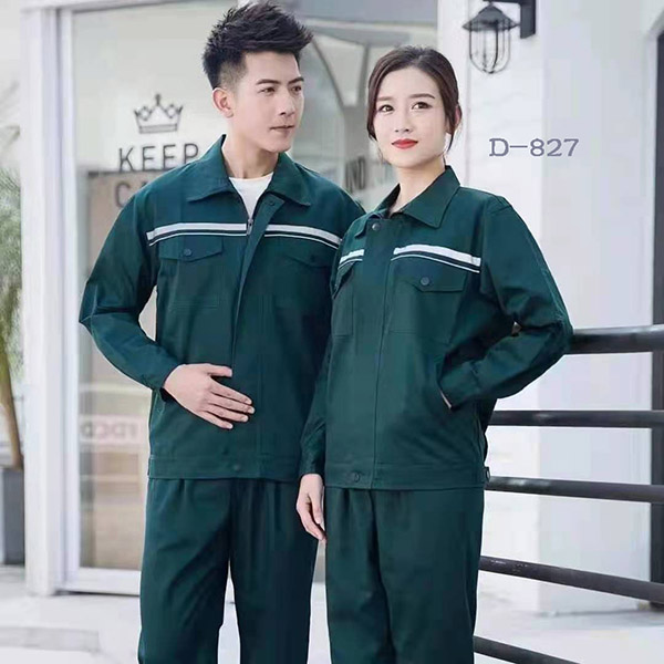 Pure Color Reflective Strip Spring And Autumn Summer Wear Wear-Resistant And Breathable Factory Workshop Construction Engineering Auto Repair Tooling Uniforms