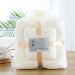 Coral Fleece Face Towel Microfibre Bath Towels Set