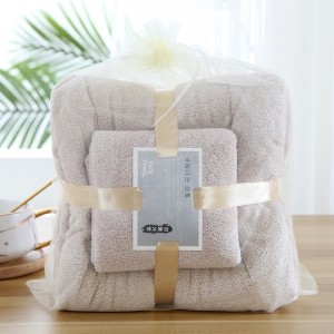 Coral Fleece Face Towel Microfibre Bath Towels Set