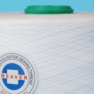 100% Polyester Yarns Low Shrinkage High Tenacity Sewing Thread 62/2/3