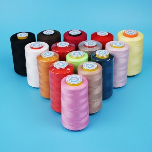 100% Polyester sewing thread 42/2/3 for sewing and knitting