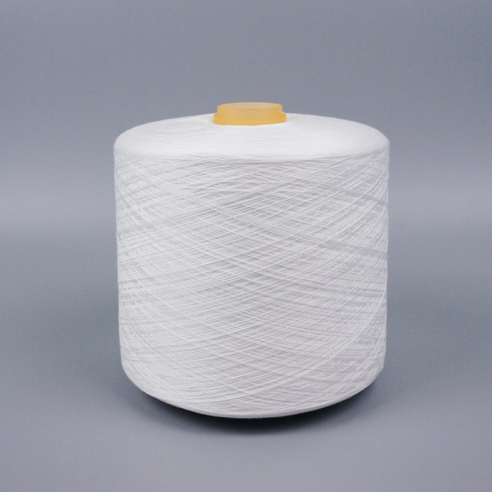 100% spun polyester sewing thread semi dull raw white 20/2/3/4-60/2/3 Featured Image