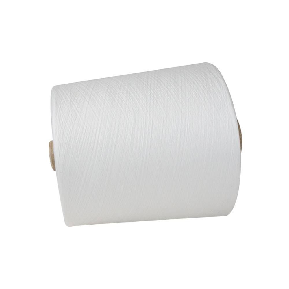Ne 40s/2 white 100% hilo poliester polyester yarn