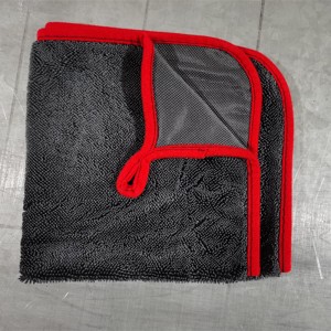 Microfiber Twist Car Wash Towel Long Pile 40*40 Car Cleaning Towel