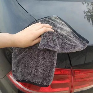 Microfiber Twist Car Wash Towel 40*40 Car Drying Towel