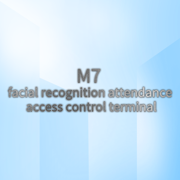 M7 facial recognition attendance access control terminal